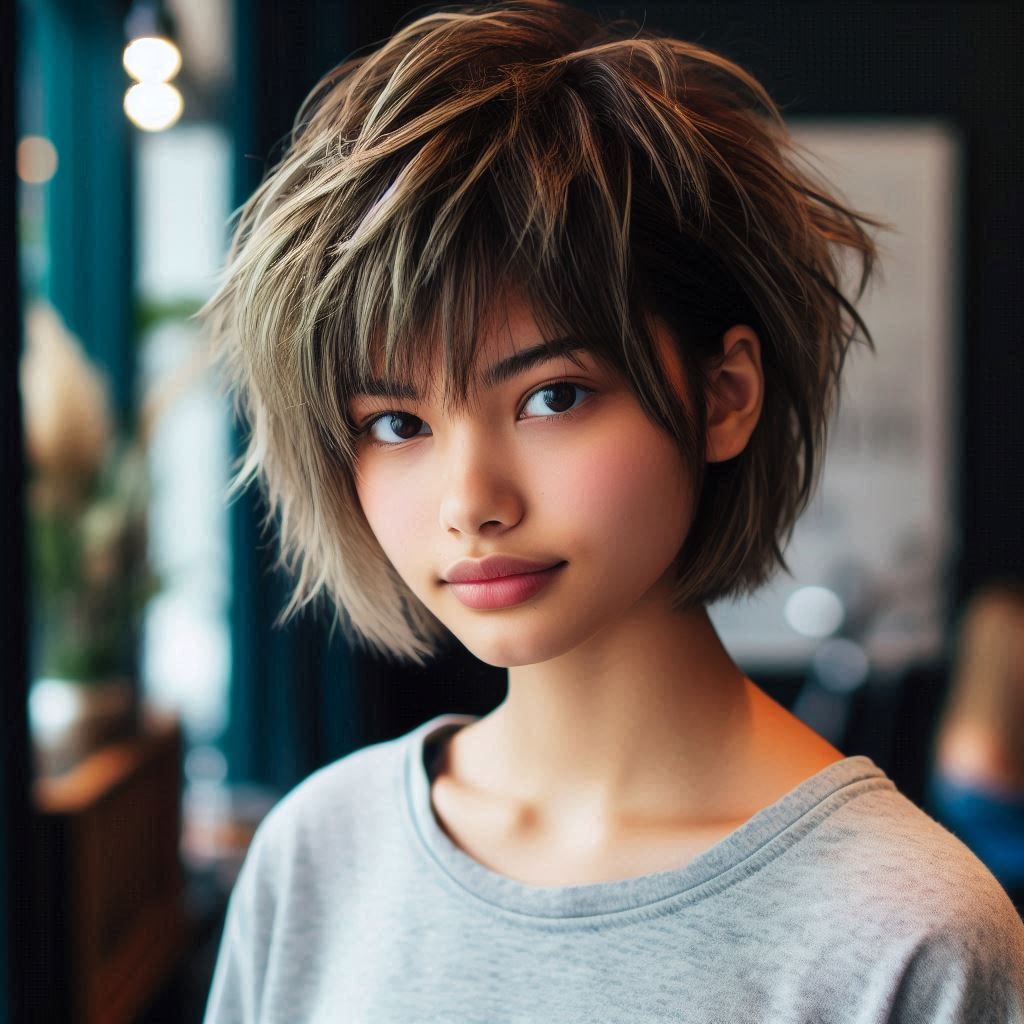 wolf cut, hairstyle 