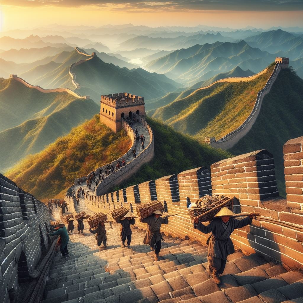 building wall, the great wall of china